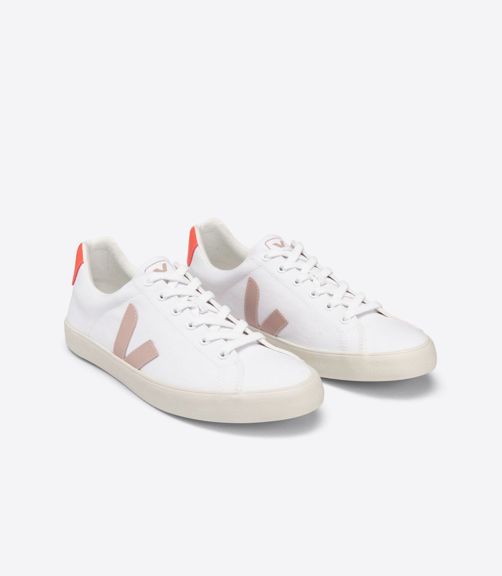 Veja Sneakers Womens - Esplar Se Canvas - White - 5603AXJCV